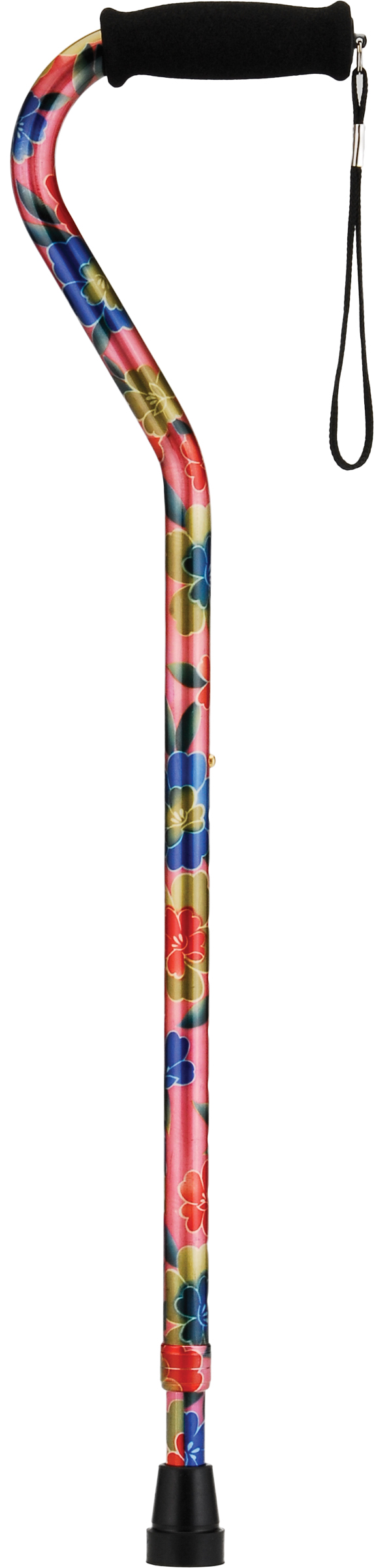 pink garden offset cane with strap nova pink garden offset cane with strap