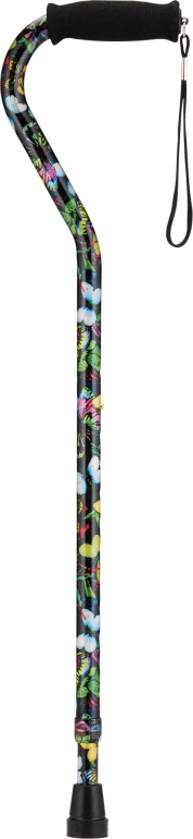 nova butterflies offset cane with strap